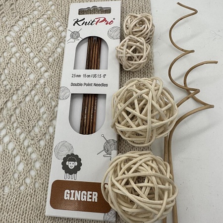 Спицы для вязания Ginger спицы чулочные 2.5 мм 15 см