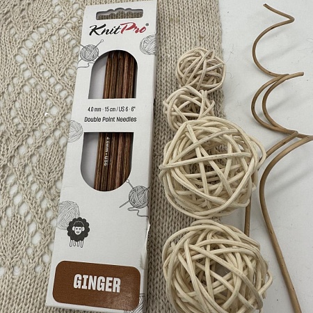Спицы для вязания Ginger спицы чулочные 4.0 мм 15 см