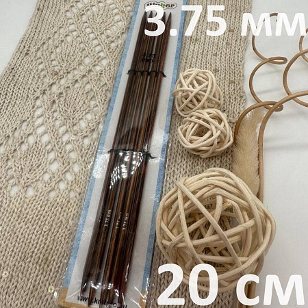 Спицы для вязания Ginger спицы чулочные 3.75 мм 20 см