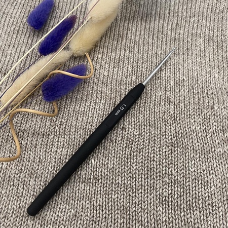 Крючки для вязания Крючок 1,75 с силиконовой ручкой