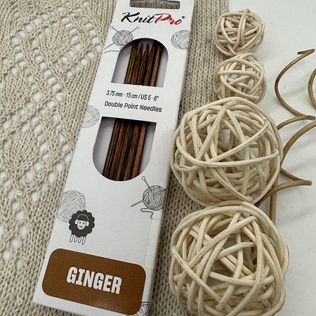 Спицы для вязания Ginger спицы чулочные 3.75 мм 15 см