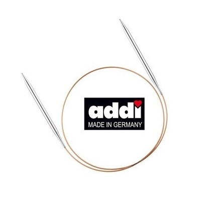 Спицы Addi круговые супергладкие №5, 60 см