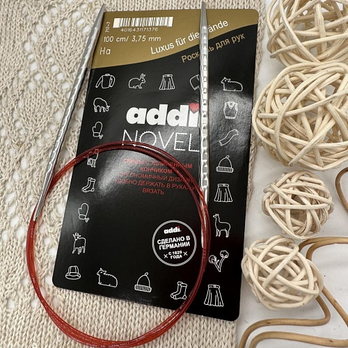 Спицы для вязания Спицы Addi Novel, 100см / 3,75мм