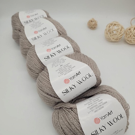 Пряжа Silky Wool 348