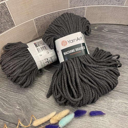 Пряжа Macrame Braided 758