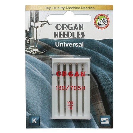 Принадлежности для шитья и рукоделия ORGAN иглы универсальные 5/100 Blister
