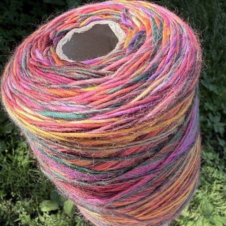 Пряжа в бобинах Multiciolor №6 Цена за 10гр