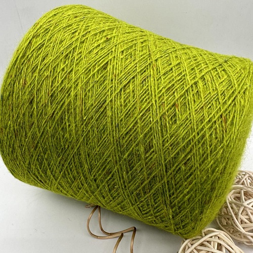 Пряжа в бобинах Marica tweed pistacchio. Цена указана за 10гр.