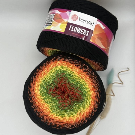 Пряжа Yarn art Flowers 267