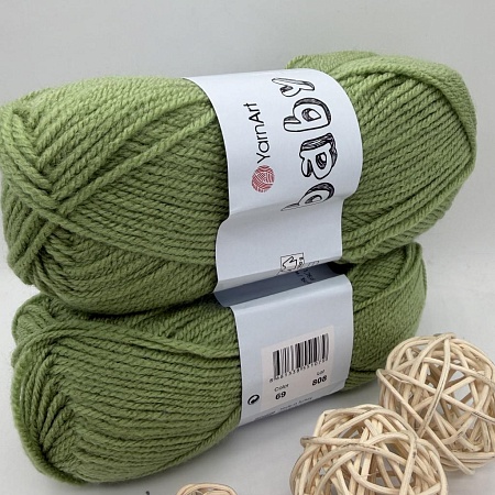 Пряжа Yarn Art Baby (бэби) 69 зеленый