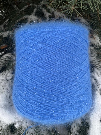 Пряжа Angora Spiky 600 голубой