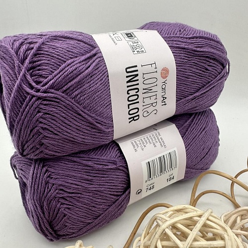 Пряжа Yarn art Flowers UNICOLOR 748