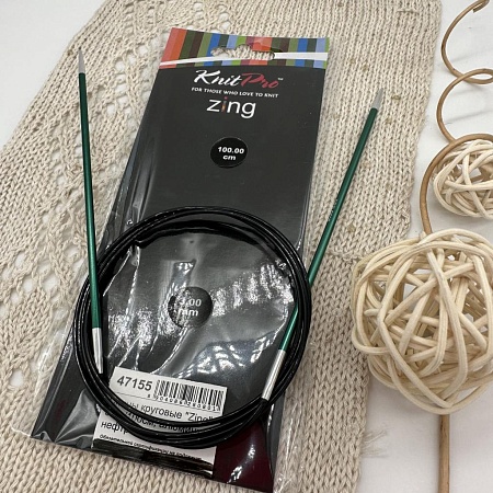 Спицы для вязания Спицы круговые Zing 100 cm №3,0