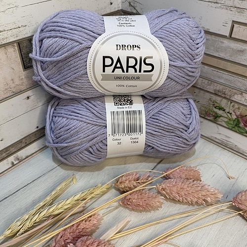 Пряжа PARIS 32 бл.голубой