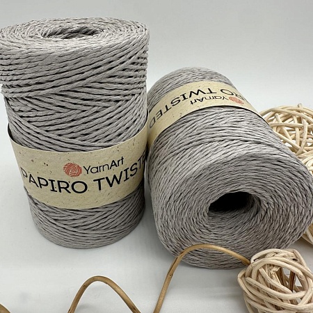 Пряжа Рафия крученая Papiro Twisted