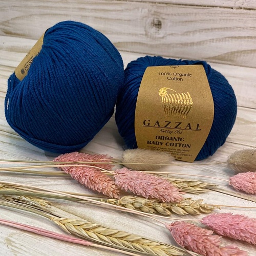 Пряжа Baby Cotton Organic 437 петроль
