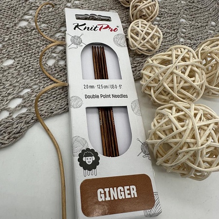 Спицы для вязания Ginger спицы чулочные 2.0 мм 12,5 см