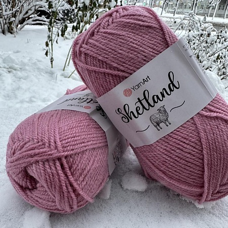 Пряжа Shetland 508 пыльная роза