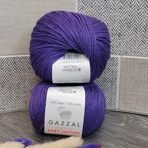 Пряжа Baby Cotton Xl 3440