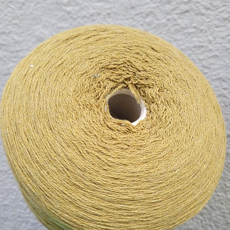 Пряжа в бобинах Ninetyfive D8528 verde olio (горчица) /цена за 10 гр