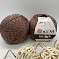 Пряжа YarnArt Summer 49 молочный шоколад