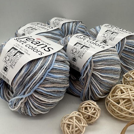 Пряжа Jeans soft colors 6210