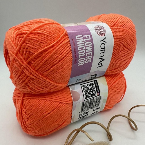 Пряжа Yarn art Flowers UNICOLOR 737