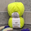 Пряжа Baby Cotton 3462 желтый неон