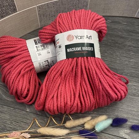 Пряжа macrame braided 771,цикломен