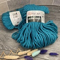 Пряжа macrame braided 783,изумруд