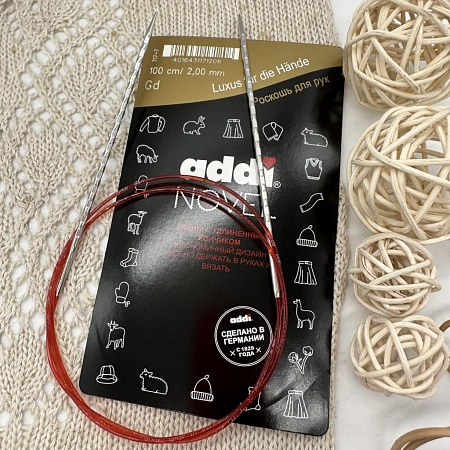 Спицы для вязания Спицы Addi Novel, 100см / 2,0мм