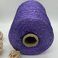 Пряжа в бобинах Lana gatto Paillettes цена за 10 грамм цвет: 30788 фиалка