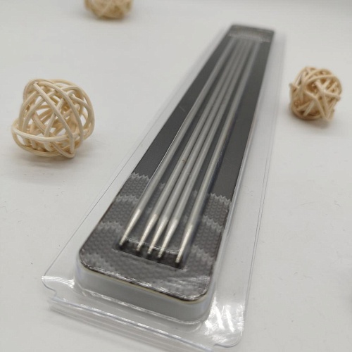 Спицы SIL-05 Спицы носочные/чулочные сталь 20см №3,0