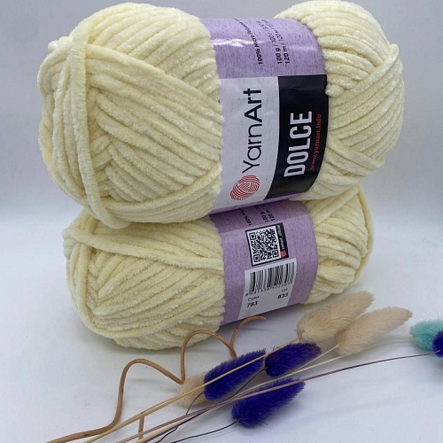 Пряжа YarnArt Dolce 783 св. желтый
