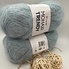 Пряжа Mohair trendy 107 серо-голубой