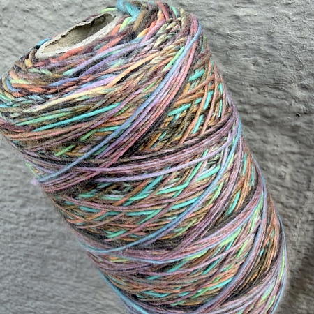 Пряжа в бобинах Multiciolor №9 Цена за 10гр