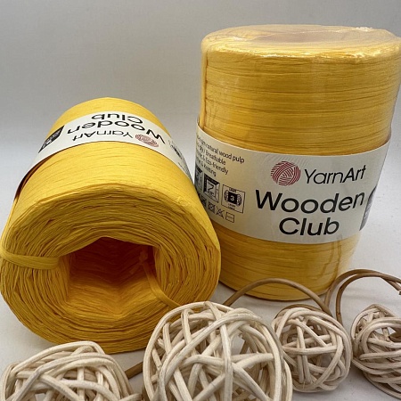 Пряжа Wooden Club 1604 (цветок одуванчика)