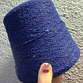 Пряжа в бобинах Boucle 4800 звездная ночь, цена за 10гр