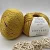 Пряжа Concept Dama (хлопок, шелк,вискоза) 96 горчичный