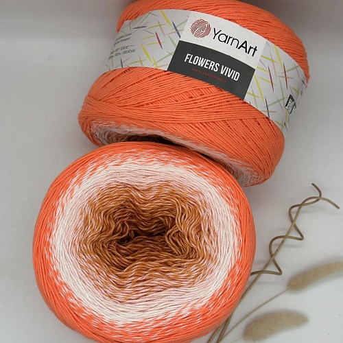 Пряжа Yarn art Flowers Vivid 512
