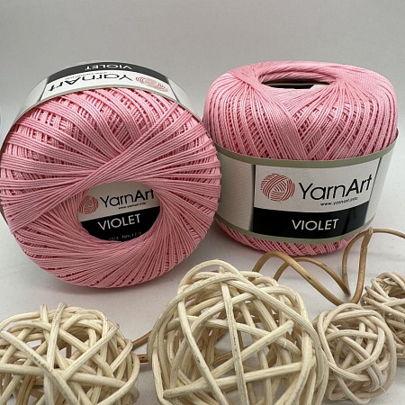 Пряжа YarnArt Violet 6313 розовый