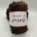 Пряжа Mink 333 темно коричневый