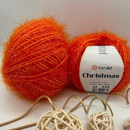 Пряжа Christmas 28 оранж