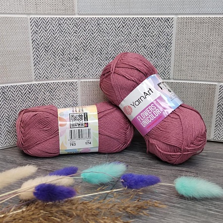 Пряжа Yarn art Flowers UNICOLOR 763