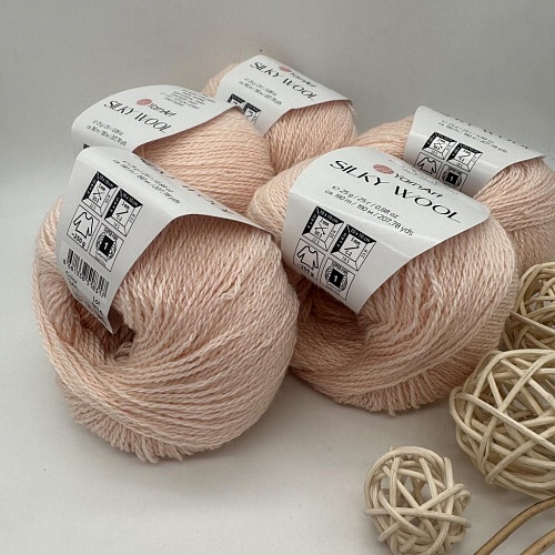 Пряжа Silky Wool 341