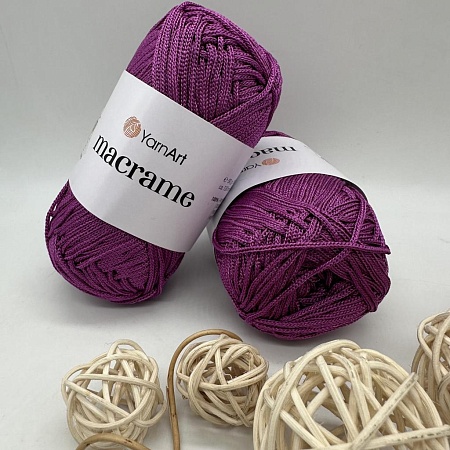 Пряжа Yarn Art Macrame полиэстер 161 сирень