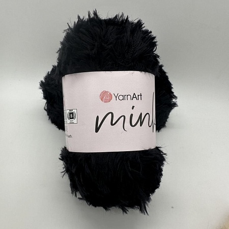 Пряжа Mink 346 черный