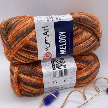 Пряжа YarnArt Melody 910