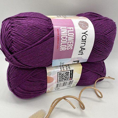 Пряжа Yarn art Flowers UNICOLOR