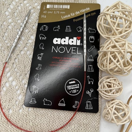 Спицы для вязания Спицы Addi Novel, 40см / 3,75мм